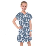 Easter bunny pattern Kids  Drop Waist Dress