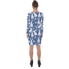 Asymmetric Cut-Out Shift Dress 