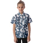 Easter bunny pattern Kids  Short Sleeve Shirt