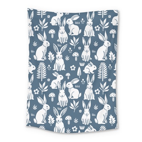 Easter bunny pattern Medium Tapestry from ArtsNow.com