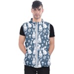 Easter bunny pattern Men s Puffer Vest