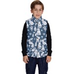 Easter bunny pattern Kid s Button Up Puffer Vest