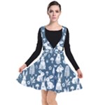 Easter bunny pattern Plunge Pinafore Dress