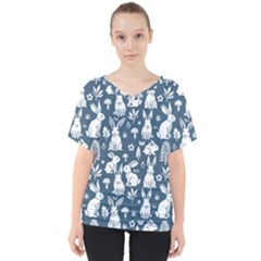V-Neck Dolman Drape Top 