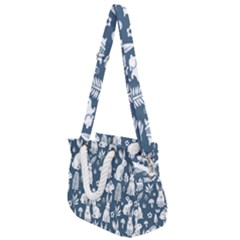 Rope Handles Shoulder Strap Bag 