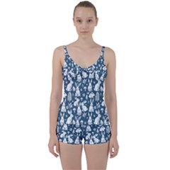 Tie Front Two Piece Tankini 