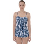 Easter bunny pattern Babydoll Tankini Set
