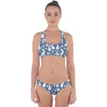 Easter bunny pattern Cross Back Hipster Bikini Set
