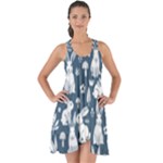 Easter bunny pattern Show Some Back Chiffon Dress