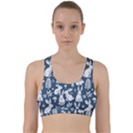Easter bunny pattern Back Weave Sports Bra