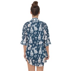 Open Front Chiffon Kimono 