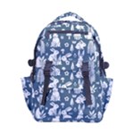 Easter bunny pattern Carry-on Double Buckle Travel Backpack