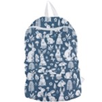 Easter bunny pattern Foldable Lightweight Backpack