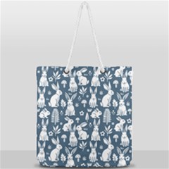 Full Print Rope Handle Tote (Large) 