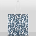 Easter bunny pattern Full Print Rope Handle Tote (Large)