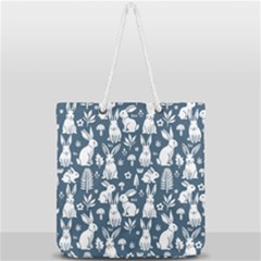 Full Print Rope Handle Tote (Large) 