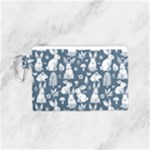 Easter bunny pattern Canvas Cosmetic Bag (Small)