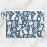 Easter bunny pattern Canvas Cosmetic Bag (XL)