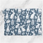 Easter bunny pattern Canvas Cosmetic Bag (XXL)