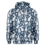 Easter bunny pattern Men s Overhead Hoodie