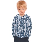 Easter bunny pattern Kids  Overhead Hoodie