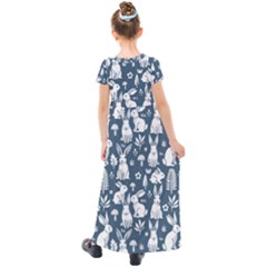Kids  Short Sleeve Maxi Dress 