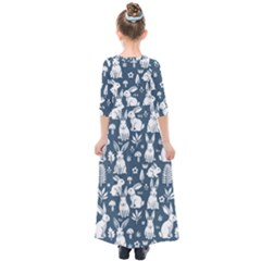 Kids  Quarter Sleeve Maxi Dress 