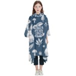 Easter bunny pattern Kids  Hooded Rain Ponchos