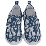 Easter bunny pattern Kids  Velcro No Lace Shoes
