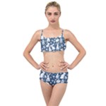 Easter bunny pattern Layered Top Bikini Set