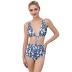 Easter bunny pattern Tied Up Two Piece Swimsuit