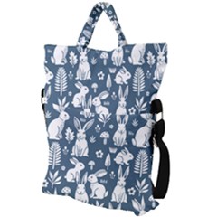 Fold Over Handle Tote Bag 