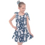 Easter bunny pattern Kids  Tie Up Tunic Dress