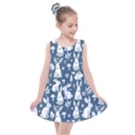 Easter bunny pattern Kids  Summer Dress