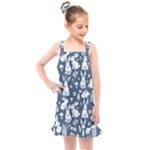 Easter bunny pattern Kids  Overall Dress