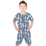 Easter bunny pattern Kids  T-Shirt and Shorts Set