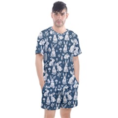 Men s Mesh T-Shirt and Shorts Set 