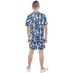 Men s Mesh T-Shirt and Shorts Set 