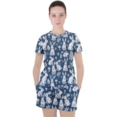 Women s Mesh T-Shirt and Shorts Set 