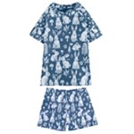 Easter bunny pattern Kids  Swim T-Shirt and Shorts Set
