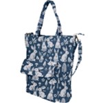 Easter bunny pattern Shoulder Tote Bag