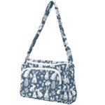Easter bunny pattern Front Pocket Crossbody Bag