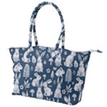 Easter bunny pattern Canvas Shoulder Bag