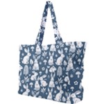 Easter bunny pattern Simple Shoulder Bag