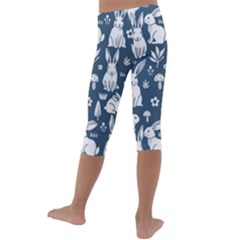 Kids  Lightweight Velour Capri Leggings  