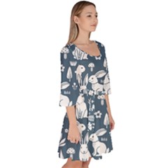 Velour Kimono Dress 