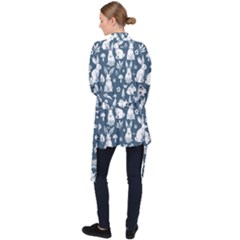 Long Sleeve Velvet Kimono  