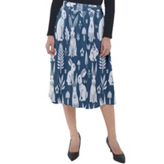 Classic Velour Midi Skirt  