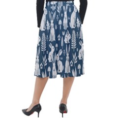 Classic Velour Midi Skirt  