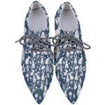 Easter bunny pattern Pointed Oxford Shoes